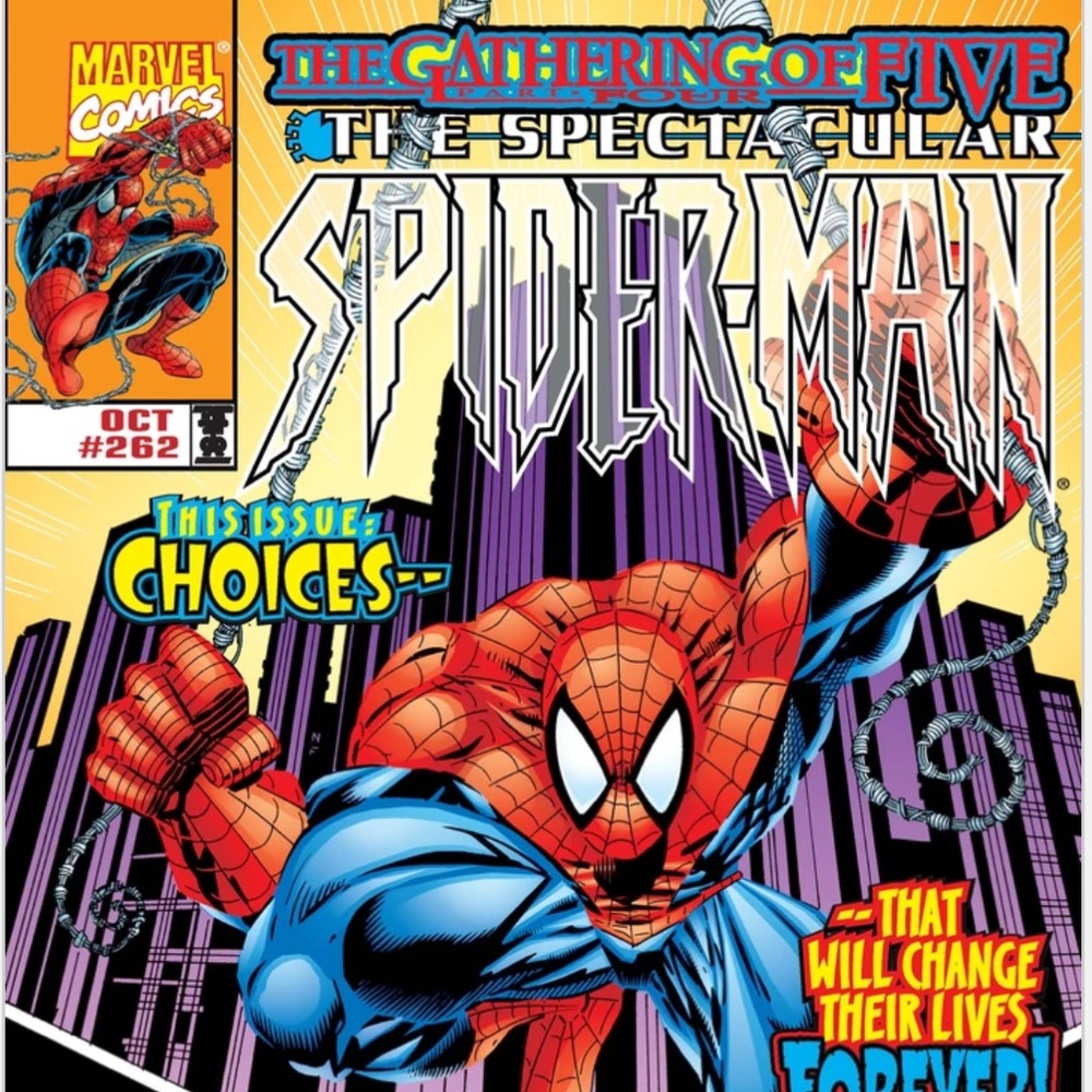 Marvel Comics Spectacular Spider-Man 262 Gathering of Five 1998 Vintage Comic